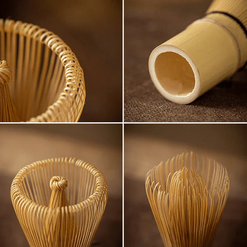Premium Japanese Matcha Tea Set Bamboo Whisk – Green Tea Mixing &