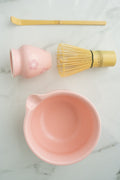 Matcha Tea Ceremony Set –  Pink Traditional 4-Piece Japanese Kit